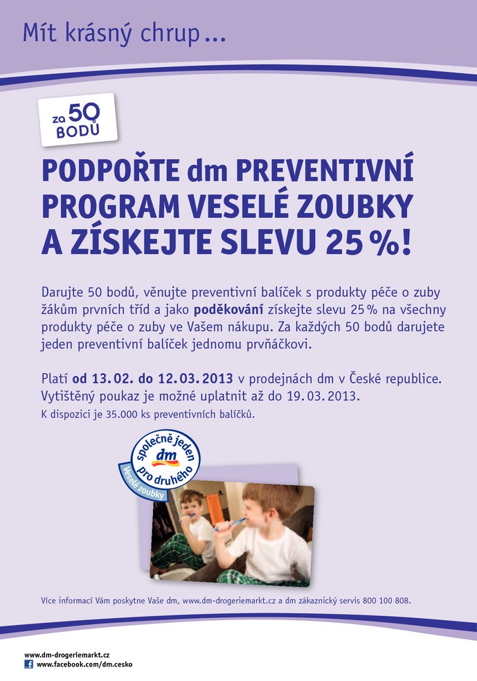 leták DM drogerie Journal od 13.2.2013 strana 1 leták DM drogerie Journal od 13.2.2013 strana 1
