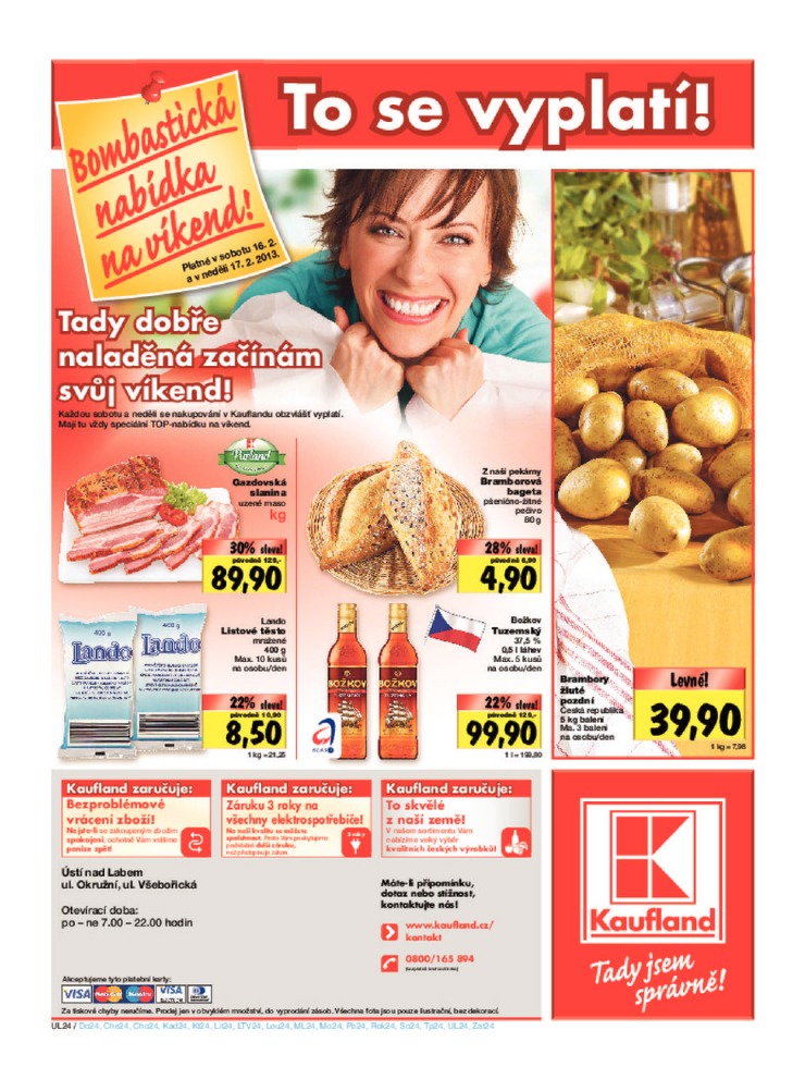 letk Kaufland Aktuln nabdka od 14.2.2013 strana 1