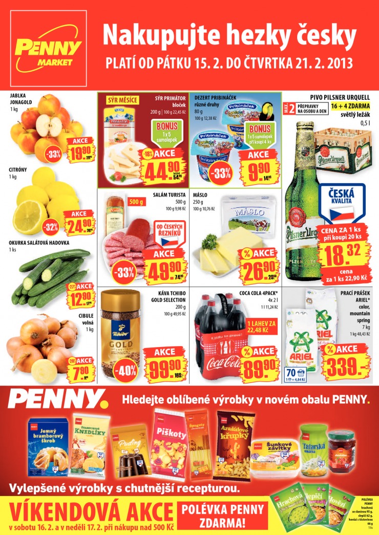 letk Penny Aktuln nabdka od 15.2.2013 strana 1