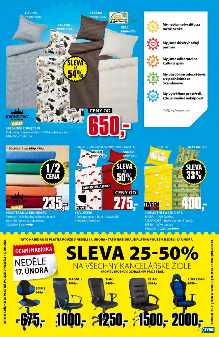 leták Jysk Nabídka týdne od 14.2.2013 strana 1 leták Jysk Nabídka týdne od 14.2.2013 strana 1