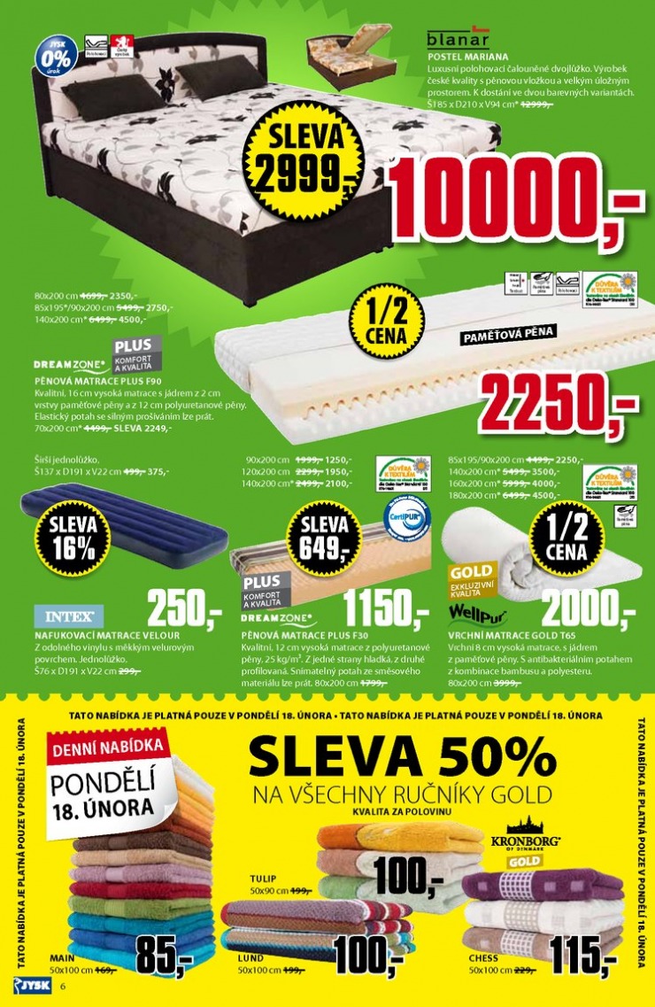 leták Jysk Nabídka týdne od 14.2.2013 strana 1 leták Jysk Nabídka týdne od 14.2.2013 strana 1