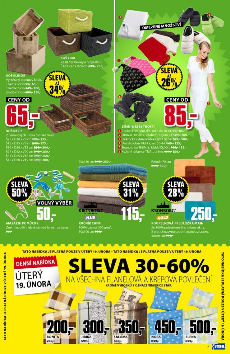 leták Jysk Nabídka týdne od 14.2.2013 strana 1 leták Jysk Nabídka týdne od 14.2.2013 strana 1