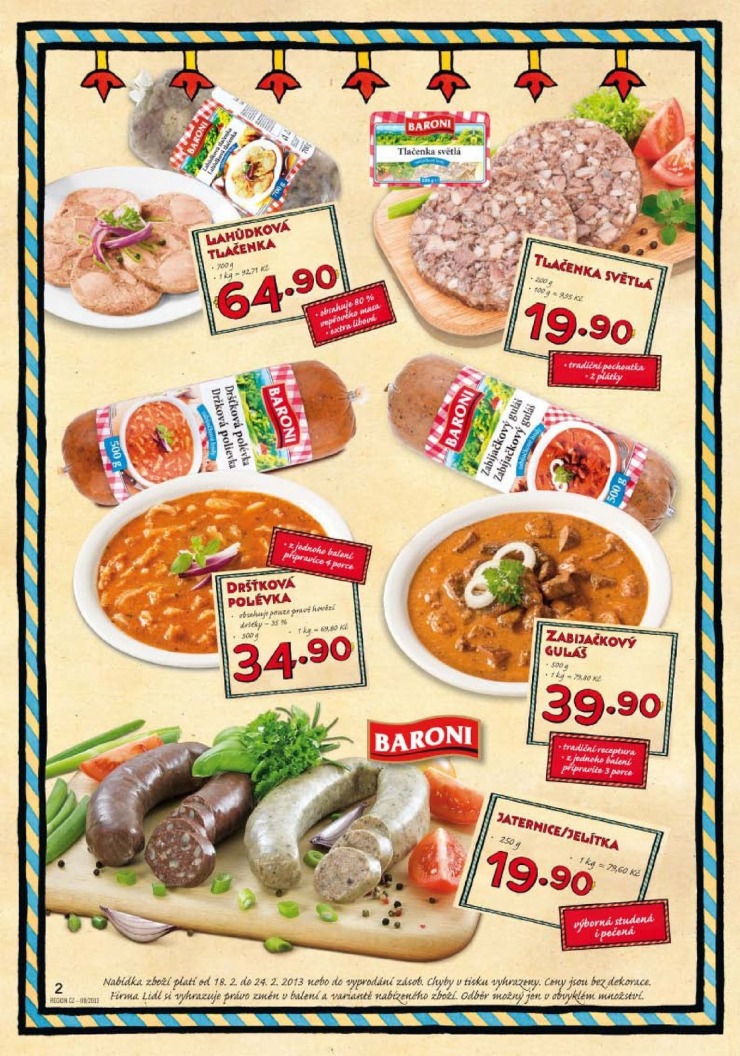 leták Lidl Akční nabídka od 18.2.2013 strana 1 leták Lidl Akční nabídka od 18.2.2013 strana 1