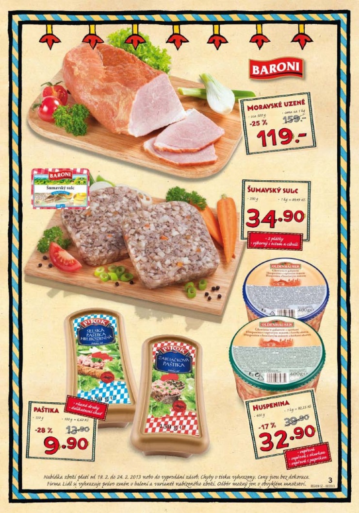 leták Lidl Akční nabídka od 18.2.2013 strana 1 leták Lidl Akční nabídka od 18.2.2013 strana 1