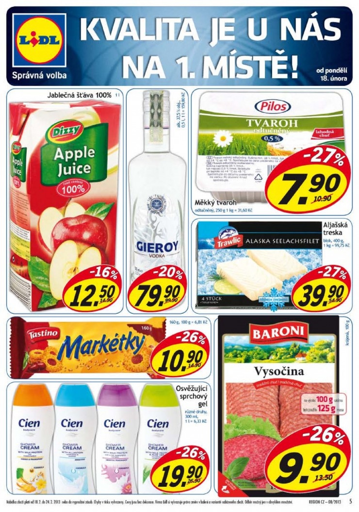 let�k Lidl Ak�n� nab�dka od 18.2.2013 strana 1