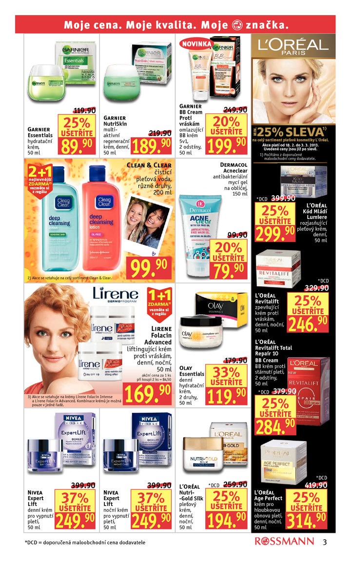 leták Rossmann Leták od 18.2.2013 strana 1 leták Rossmann Leták od 18.2.2013 strana 1