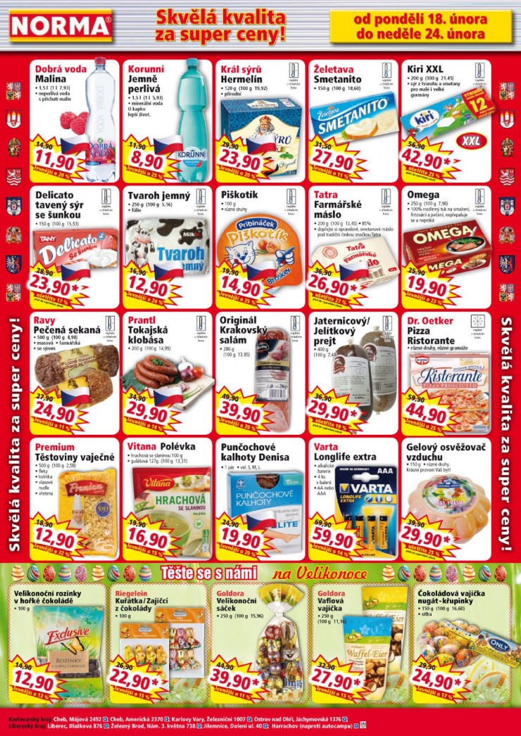 leták Norma Aktuální leták od 18.2.2013 strana 1 leták Norma Aktuální leták od 18.2.2013 strana 1