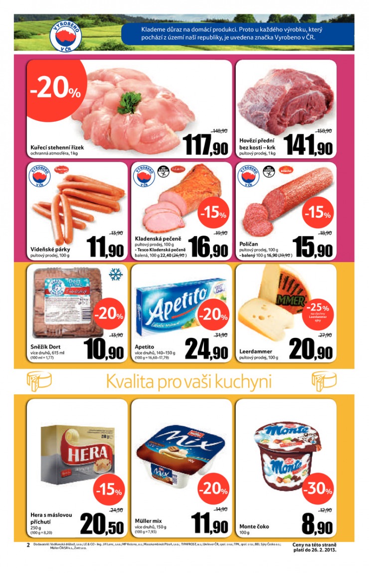 leták Tesco malé hypermarkety od 20.2.2013 strana 1 leták Tesco malé hypermarkety od 20.2.2013 strana 1