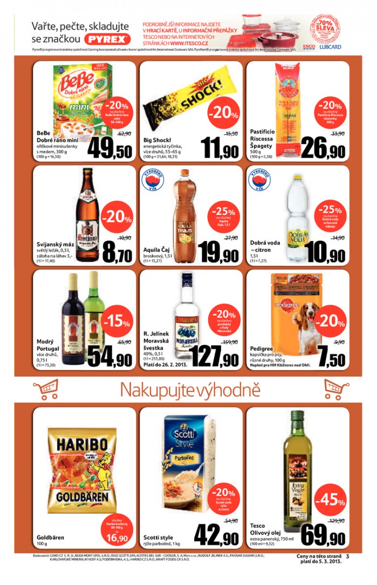 leták Tesco malé hypermarkety od 20.2.2013 strana 1 leták Tesco malé hypermarkety od 20.2.2013 strana 1