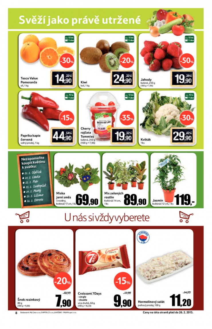 leták Tesco malé hypermarkety od 20.2.2013 strana 1 leták Tesco malé hypermarkety od 20.2.2013 strana 1
