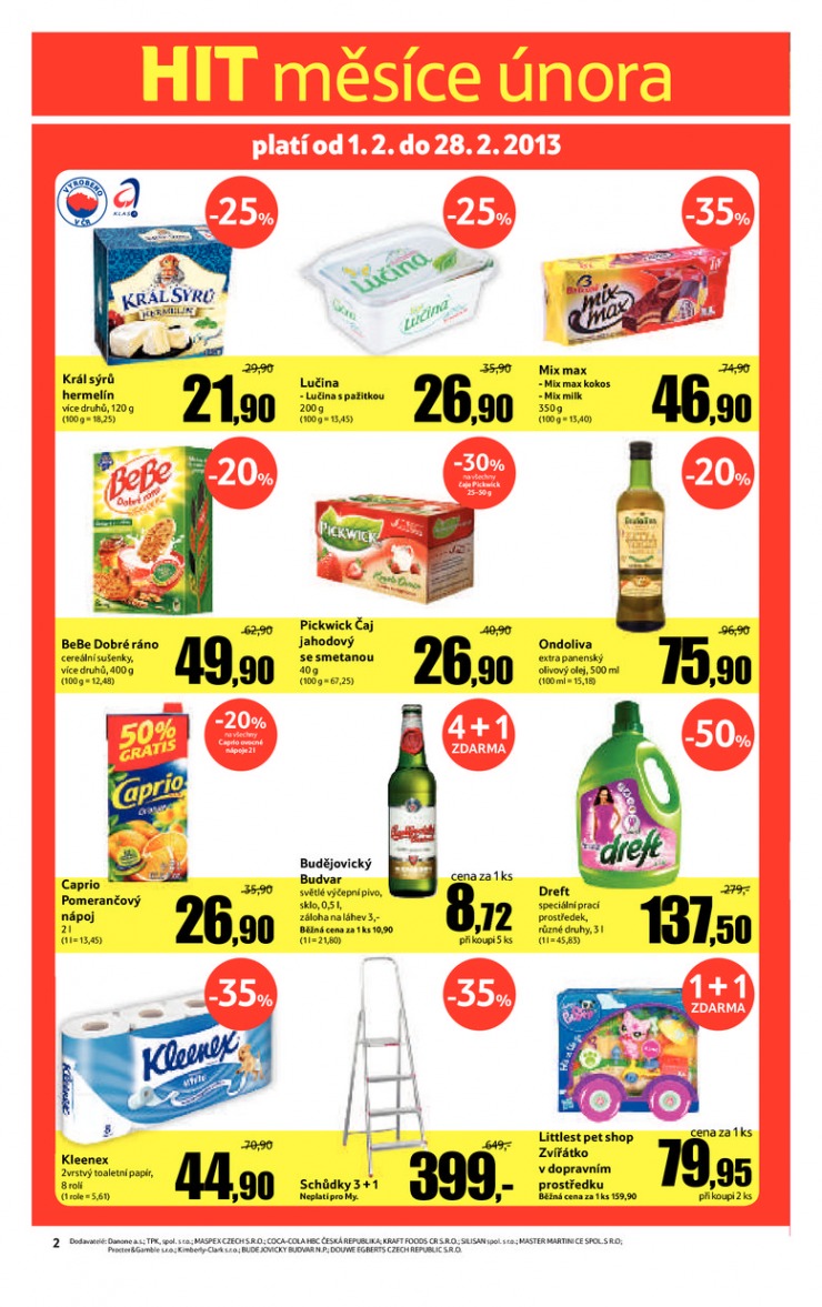 leták Tesco velké hypermarkety od 20.2.2013 strana 1 leták Tesco velké hypermarkety od 20.2.2013 strana 1