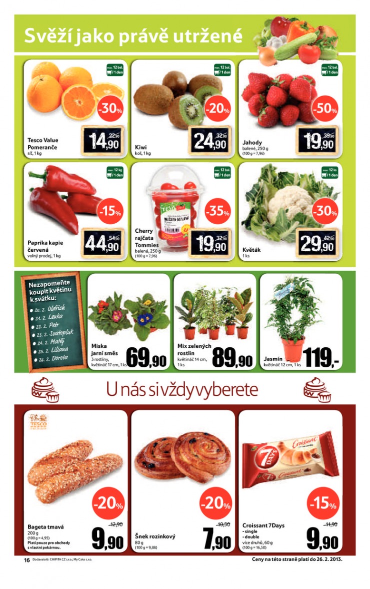leták Tesco velké hypermarkety od 20.2.2013 strana 1 leták Tesco velké hypermarkety od 20.2.2013 strana 1