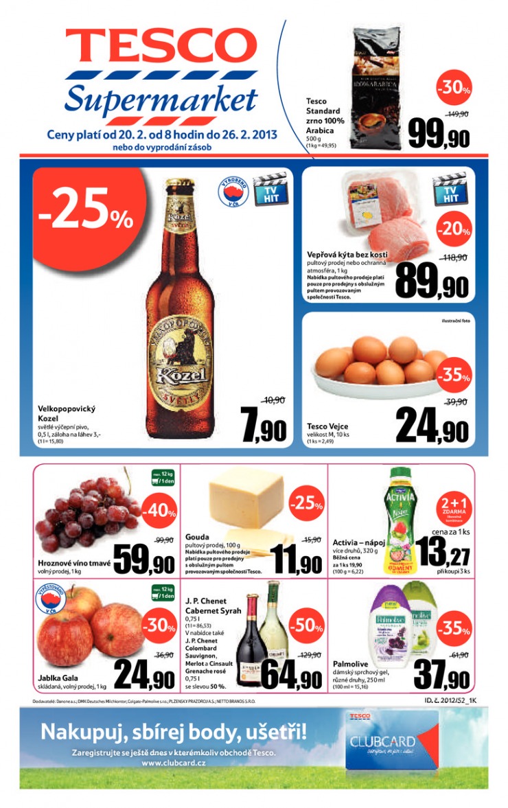 letk Tesco supermarkety od 20.2.2013 strana 1