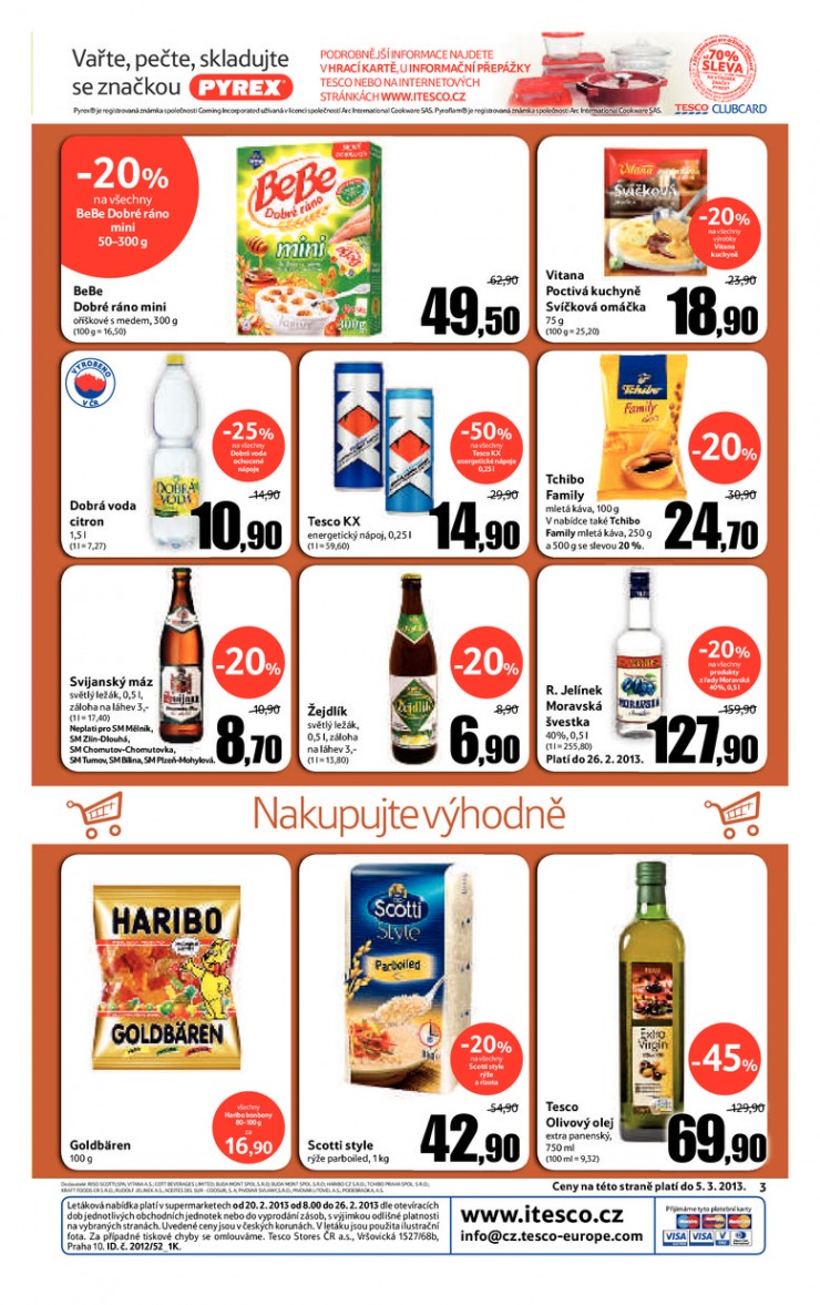 leták Tesco supermarkety od 20.2.2013 strana 1 leták Tesco supermarkety od 20.2.2013 strana 1
