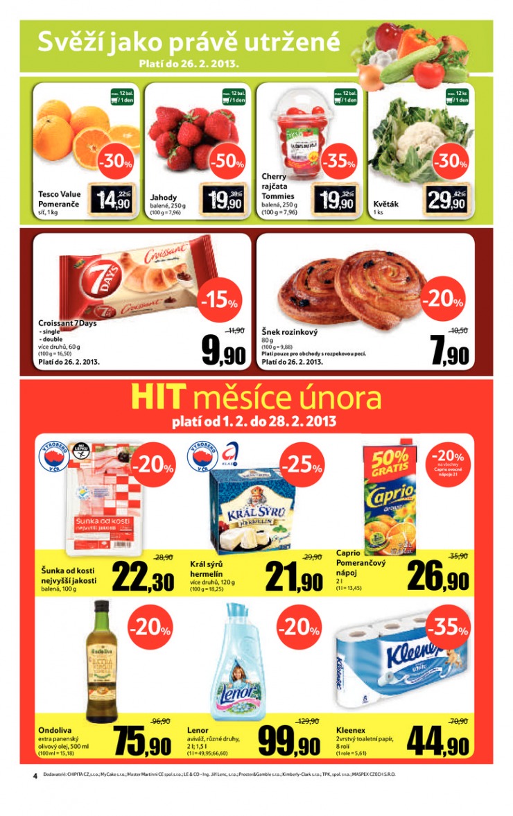 leták Tesco supermarkety od 20.2.2013 strana 1 leták Tesco supermarkety od 20.2.2013 strana 1