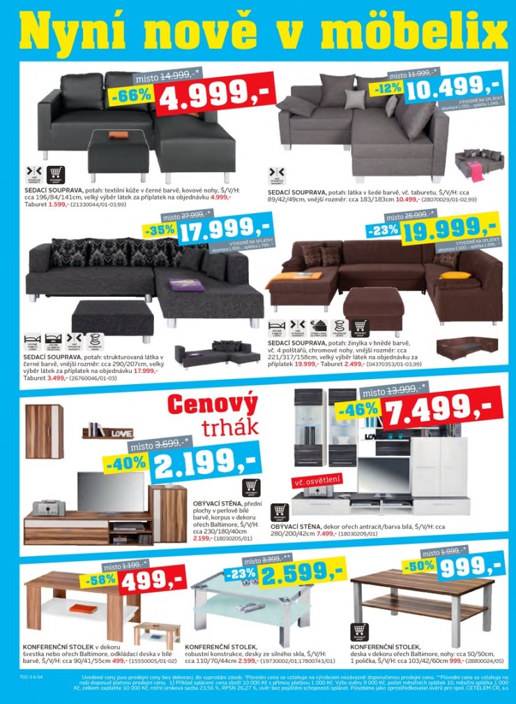 leták Mobelix Aktuální prospekt od 18.2.2013 strana 1 leták Mobelix Aktuální prospekt od 18.2.2013 strana 1