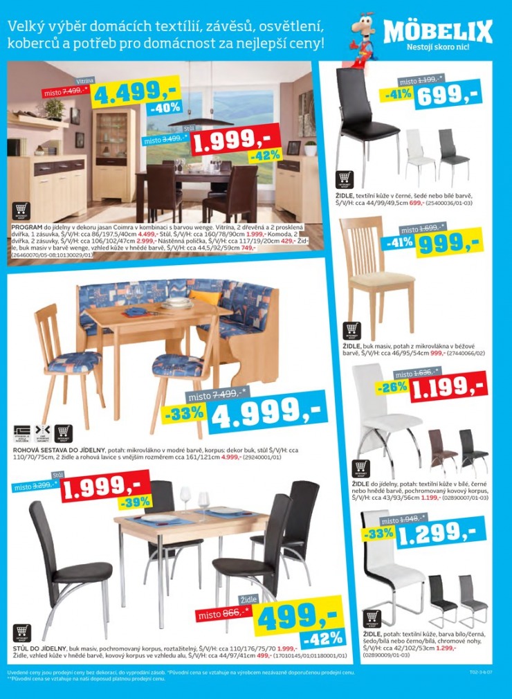 let�k Mobelix Aktu�ln� prospekt od 18.2.2013 strana 1