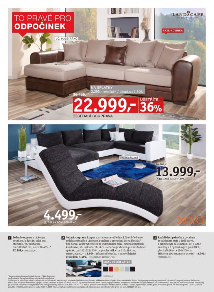 let�k XXXLutz Aktu�ln� prospekt od 18.2.2013 strana 1