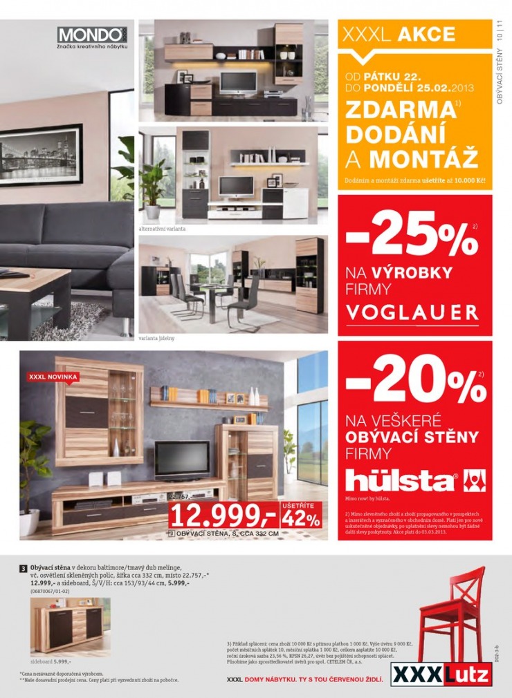 let�k XXXLutz Aktu�ln� prospekt od 18.2.2013 strana 1