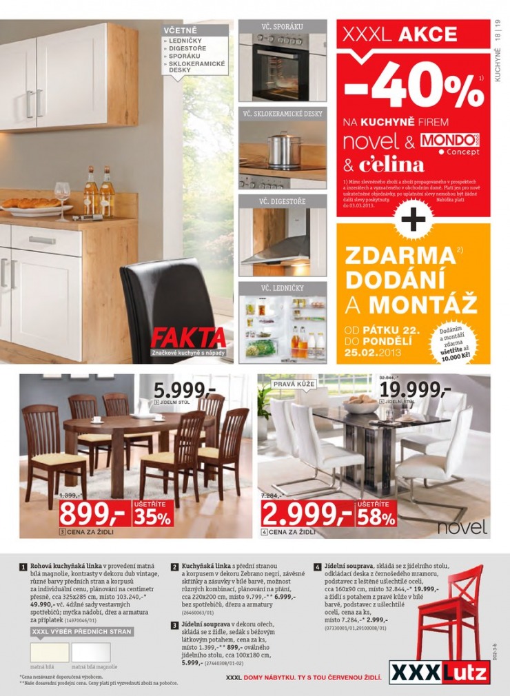 let�k XXXLutz Aktu�ln� prospekt od 18.2.2013 strana 1
