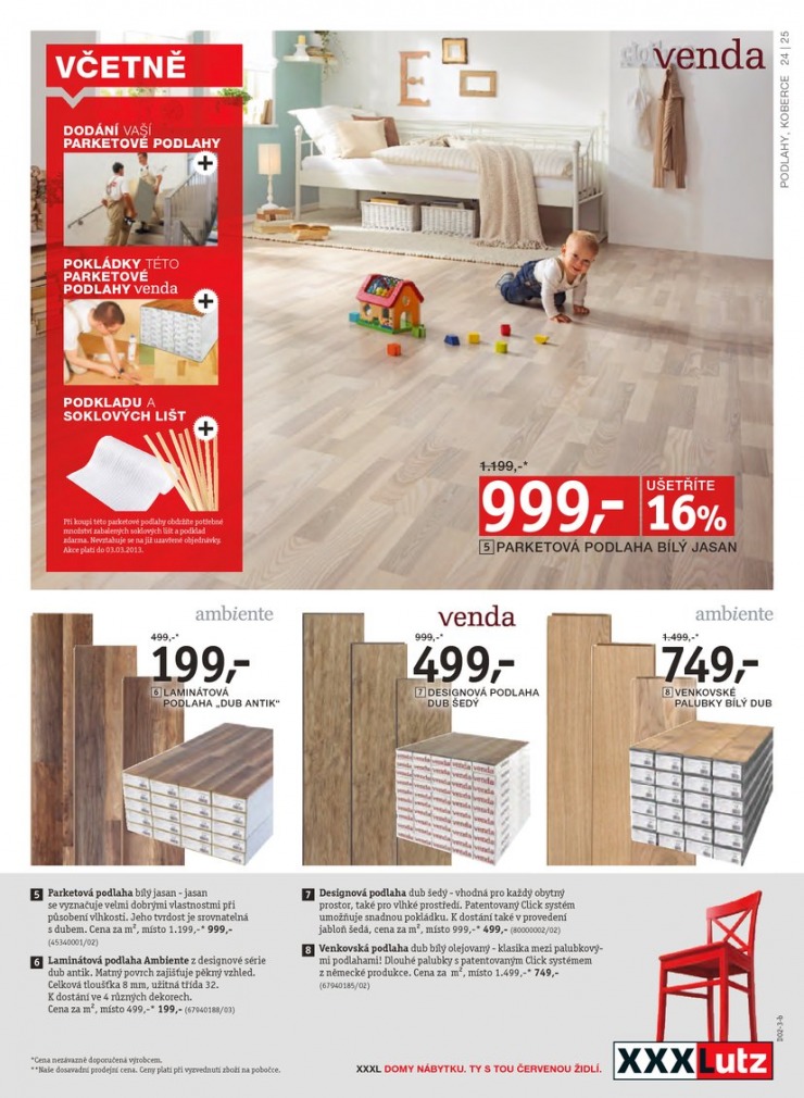 let�k XXXLutz Aktu�ln� prospekt od 18.2.2013 strana 1