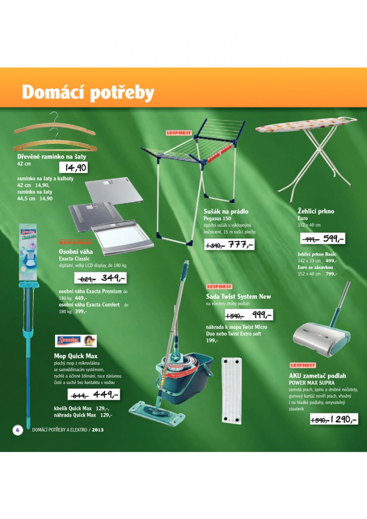 letk Globus Elektro a domc poteby od 19.2.2013 strana 1