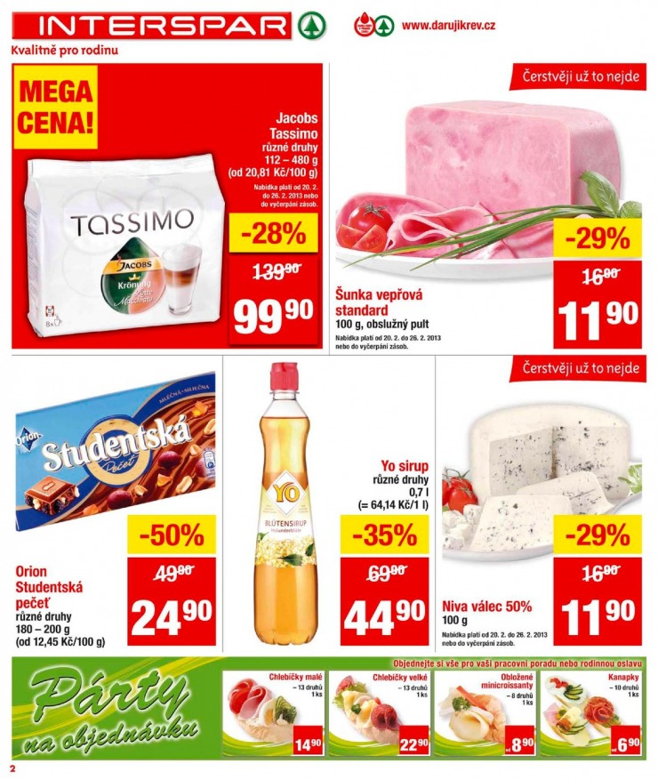 leták Interspar Akční nabídka od 20.2.2013 strana 1 leták Interspar Akční nabídka od 20.2.2013 strana 1
