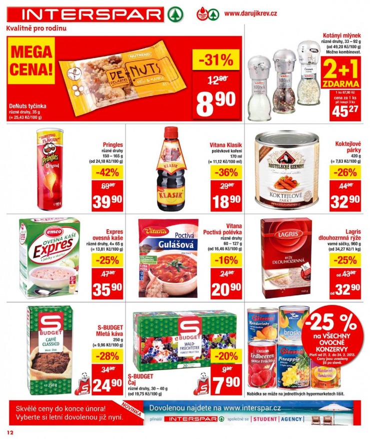 leták Interspar Akční nabídka od 20.2.2013 strana 1 leták Interspar Akční nabídka od 20.2.2013 strana 1