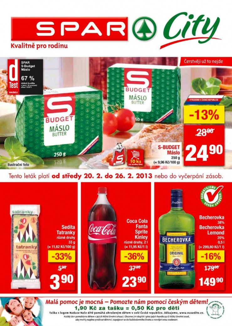 letk Interspar nabdka Spar City od 20.2.2013 strana 1