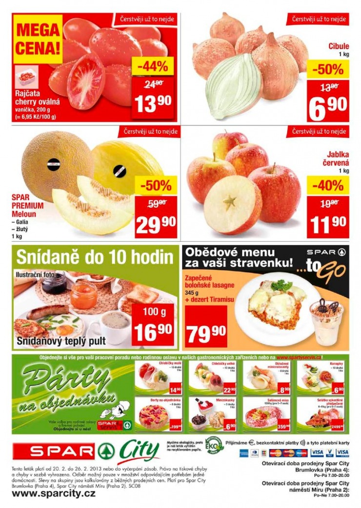 leták Interspar nabídka Spar City od 20.2.2013 strana 1 leták Interspar nabídka Spar City od 20.2.2013 strana 1
