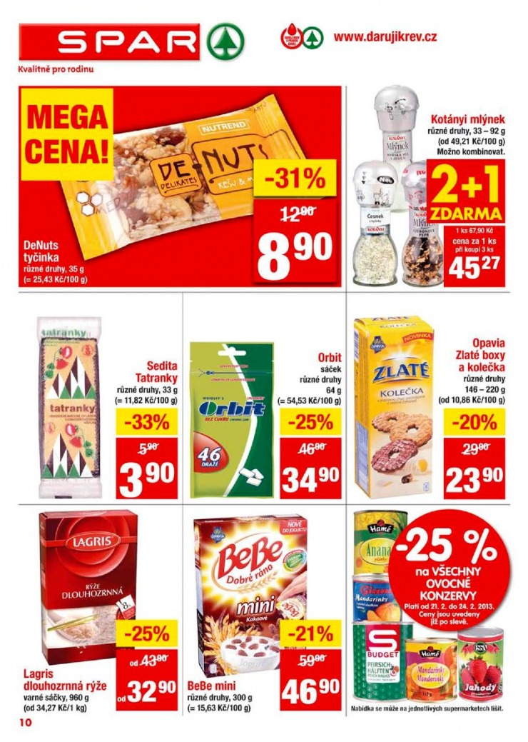 leták Interspar nabídka Spar od 20.2.2013 strana 1 leták Interspar nabídka Spar od 20.2.2013 strana 1