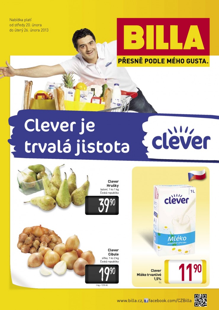 letk Billa Clever od 20.2.2013 strana 1
