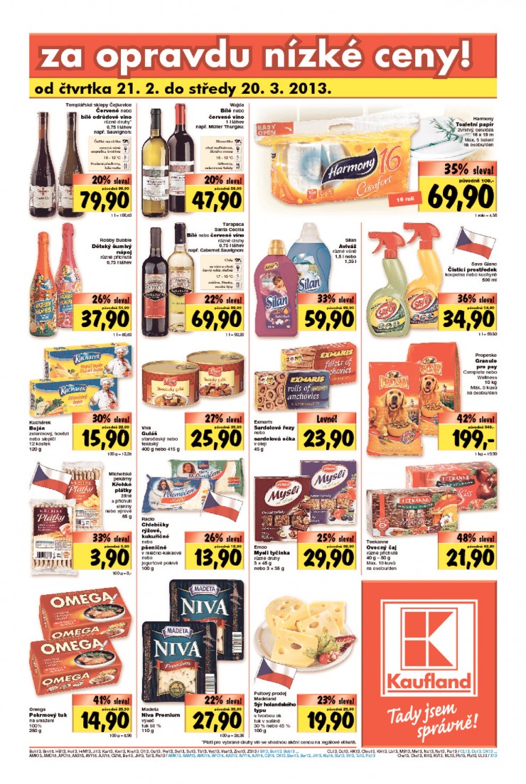 leták Kaufland Aktuální nabídka od 21.2.2013 strana 1 leták Kaufland Aktuální nabídka od 21.2.2013 strana 1