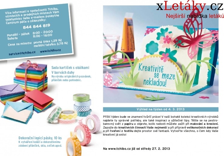 leták Tchibo leták strana 1 leták Tchibo leták strana 1