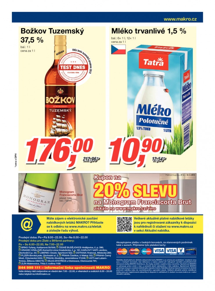 leták Makro Potraviny od 27.2.2013 strana 1 leták Makro Potraviny od 27.2.2013 strana 1