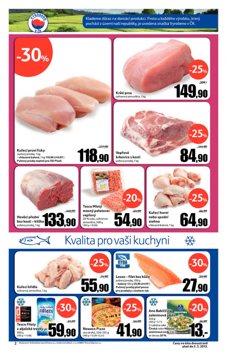 leták Tesco velké hypermarkety od 27.2.2013 strana 1 leták Tesco velké hypermarkety od 27.2.2013 strana 1