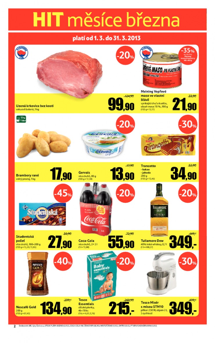 leták Tesco supermarkety od 27.2.2013 strana 1 leták Tesco supermarkety od 27.2.2013 strana 1