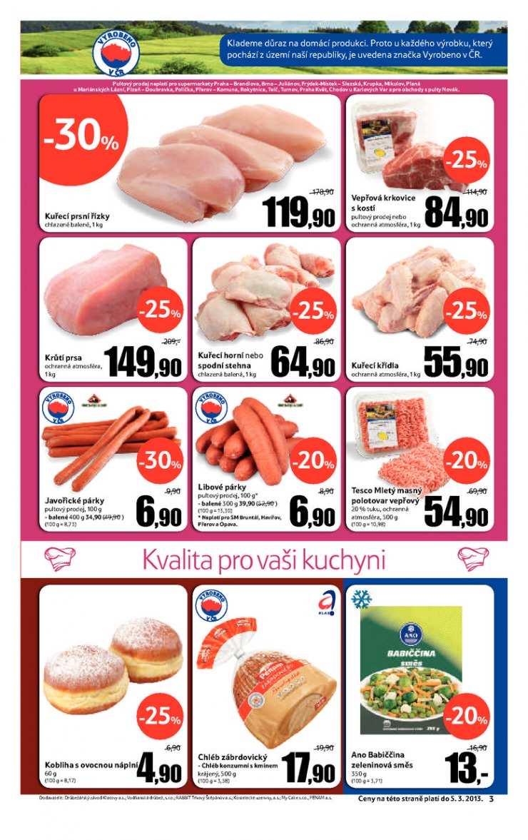 leták Tesco supermarkety od 27.2.2013 strana 1 leták Tesco supermarkety od 27.2.2013 strana 1