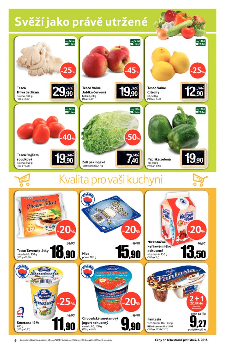 leták Tesco supermarkety od 27.2.2013 strana 1 leták Tesco supermarkety od 27.2.2013 strana 1
