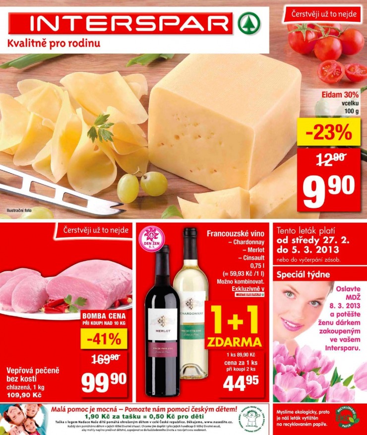 leták Interspar Akční nabídka od 27.2.2013 strana 1 leták Interspar Akční nabídka od 27.2.2013 strana 1