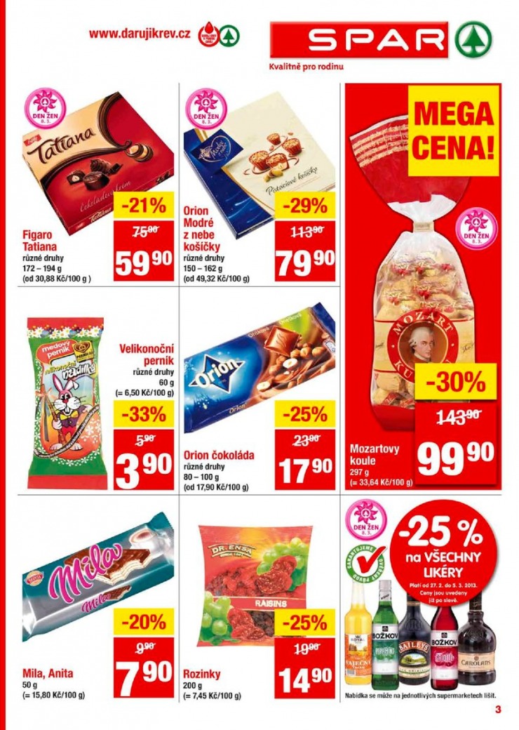 leták Interspar nabídka Spar od 27.2.2013 strana 1 leták Interspar nabídka Spar od 27.2.2013 strana 1