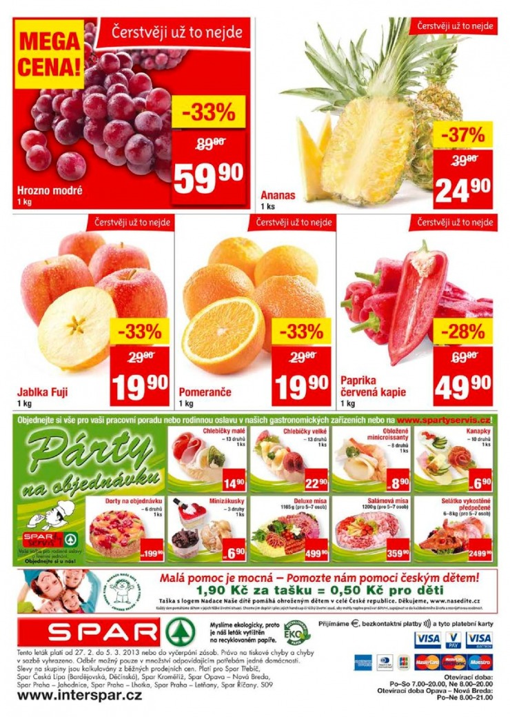 leták Interspar nabídka Spar od 27.2.2013 strana 1 leták Interspar nabídka Spar od 27.2.2013 strana 1