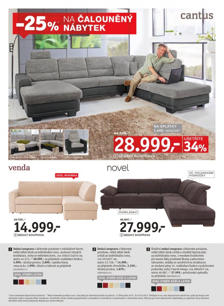 let�k XXXLutz Aktu�ln� prospekt od 25.2.2013 strana 1