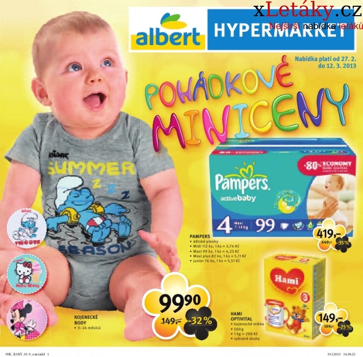 leták Albert Hypermarket - pohádkové miniceny akční leták strana 1 leták Albert Hypermarket - pohádkové miniceny akční leták strana 1