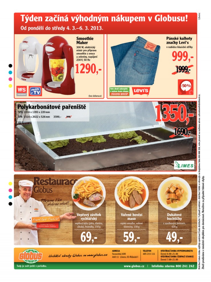 leták Globus Naše noviny od 28.2.2013 strana 1 leták Globus Naše noviny od 28.2.2013 strana 1
