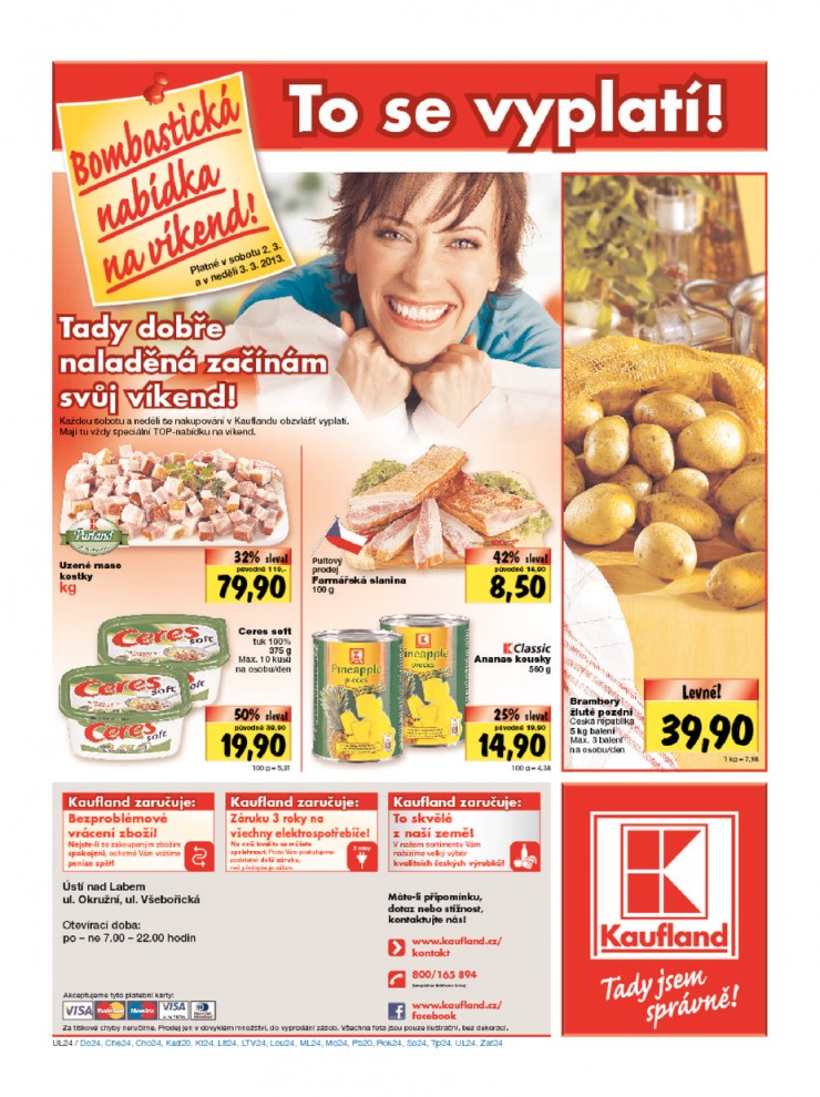 leták Kaufland Aktuální nabídka od 28.2.2013 strana 1 leták Kaufland Aktuální nabídka od 28.2.2013 strana 1