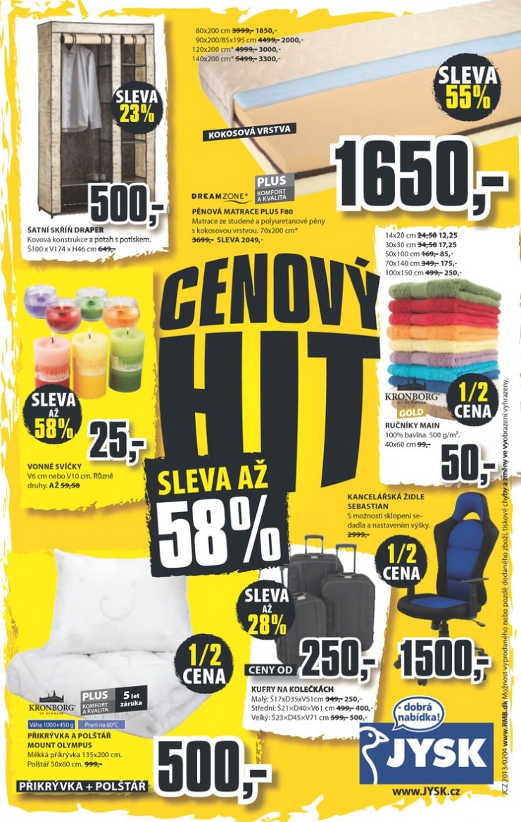 leták Jysk Nabídka týdne od 28.2.2013 strana 1 leták Jysk Nabídka týdne od 28.2.2013 strana 1