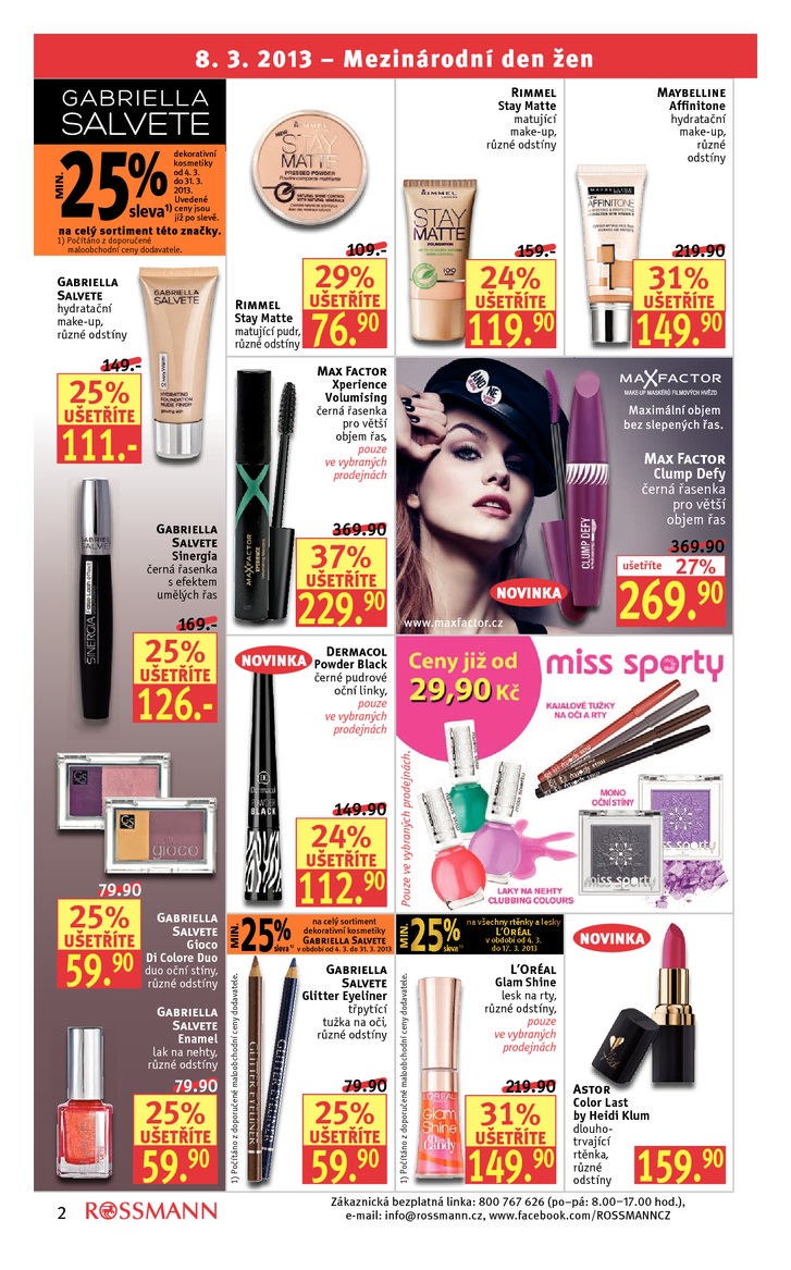 leták Rossmann Leták od 4.3.2013 strana 1 leták Rossmann Leták od 4.3.2013 strana 1