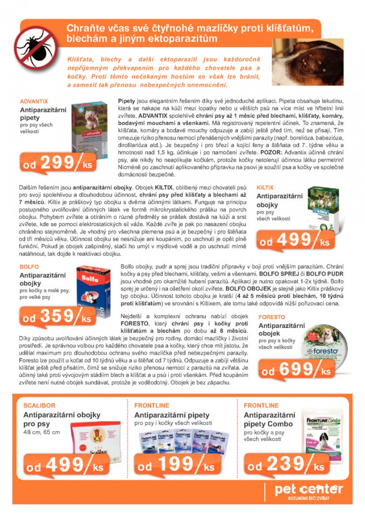 let�k Pet Center Ak�n� let�k od 1.3.2013 strana 1