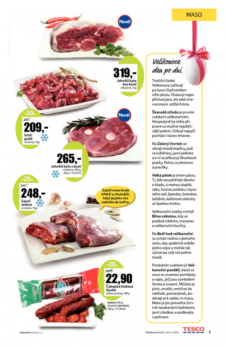 let�k Tesco Jarn� katalog velk� hypermarkety od 6.3.2013 strana 1
